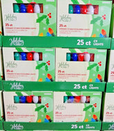 6 x Boxes Holiday Living 25ct Ceramic C9 Multicolor Christmas Lights Birthday HOLIDAY LIVING - KOEEK