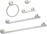 5-Piece Set, Satin Nickel AB-BR817-SN Bathroom Hardware Set, Multi-Piece 07FC0E-D4 - KOEEK