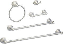 5-Piece Set, Satin Nickel AB-BR817-SN Bathroom Hardware Set, Multi-Piece 07FC0E-D4 - KOEEK