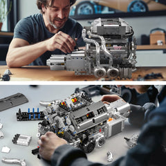 new Mould King 10201 W16 Engine That Run Motor Building Block Toy Kit Construction MOULD KING - KOEEK