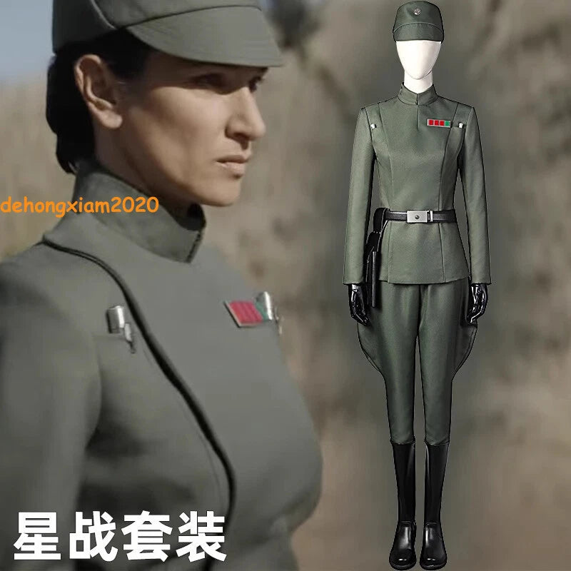 Star Wars Obi- Wan Kenobi Military Women Cosplay Costume Party Uniform Outfit 07FC0E-D4 - KOEEK