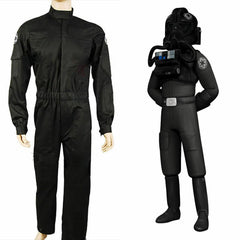 Star Wars Imperial Tie Fighter Pilot Flight Uniform Suit Men Costume Cosplay 07FC0E-D4 - KOEEK