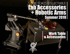 1/12 Iron Man 2GOODCO Lab Accessories+Robotic Arms Platform Model Stand Toy 07FC0E-D4 - KOEEK