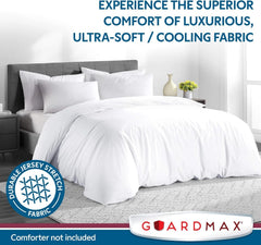 Waterproof down comforter cover - knitted fabric with zipper closure
