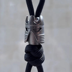 Titanium Alloy Knife Lanyard Bead Paracord End Pendant Charm DIY Zip Pull 07FC0E-D4 - KOEEK