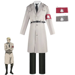 Attack On Titan Reiner Braun Officer Anime Costumes Suit Party Halloween Cosplay 07FC0E-D4 - KOEEK