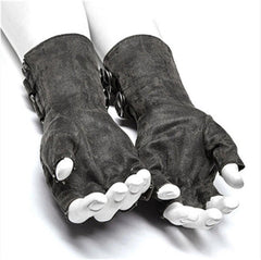 Medieval Men's Button Rivets Arm Glove Armor Wrist Cuffs Bracers Gauntlet 07FC0E-D4 - KOEEK