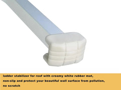 Ladder stabilizer with non-slip rubber backing pads to secure wall ladder hooks. 07FC0E-D4 - KOEEK