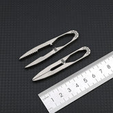 Titanium Snap Tweezers Flat Head Clip Portable Outdoor Keychain Small EDC Tool 07FC0E-D4 - KOEEK