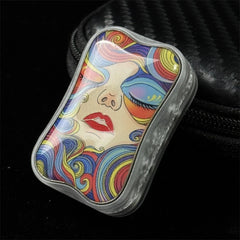Rainbow Girl EDC Fidget Toy Zinc Alloy PC Mechanical Push EDC Fidget Slider Gift 07FC0E-D4 - KOEEK
