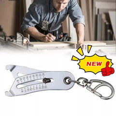 Portable Precise Thread Size Checker Keychain Nut and Bolt Checker Keychain * 07FC0E-D4 - KOEEK
