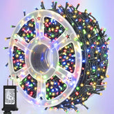 weillsnow 500 LED Multicolor Outdoor Christmas Lights 164Ft Plug in Waterproof 07FC0E-D4 - KOEEK