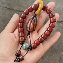 Tibetan Beads Bracelet Men Buddhist Trendy Handmade Jewelry 07FC0E-D4 - KOEEK