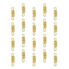 5 Bags Bracelet Clasp Connectors Barrel Screw Type Clasps for Necklace 07FC0E-D4 - KOEEK