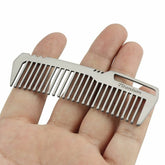 Mini Portable Titanium Alloy Comb EDC Super Light Titanium Comb Outdoor Tools 07FC0E-D4 - KOEEK