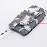 1:72 Scale German Leopard 2A7 Main Battle Tank Snow Camo Metal Plastic Model 07FC0E-D4 - KOEEK