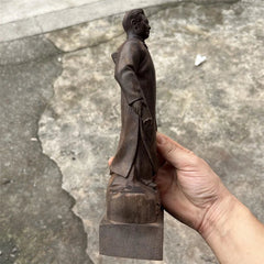 20cm Agarwood HandCarved Great Leader Politician Mao Zedong Home Decoration 07FC0E-D4 - KOEEK