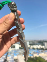 TC21 Titanium alloy pry bar Non-slip handle White copper pendant Rugged EDC Tool 07FC0E-D4 - KOEEK