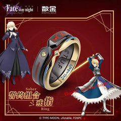 Anime Fate/stay night Altria Cosplay Pledge Finger Ring Couples Pair Rings 07FC0E-D4 - KOEEK