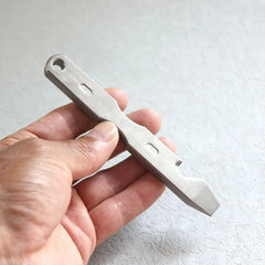 TC4 Titanium Alloy Crowbar Pry Bar Multi EDC Tools Bottle Opener Open Box Cutter 07FC0E-D4 - KOEEK