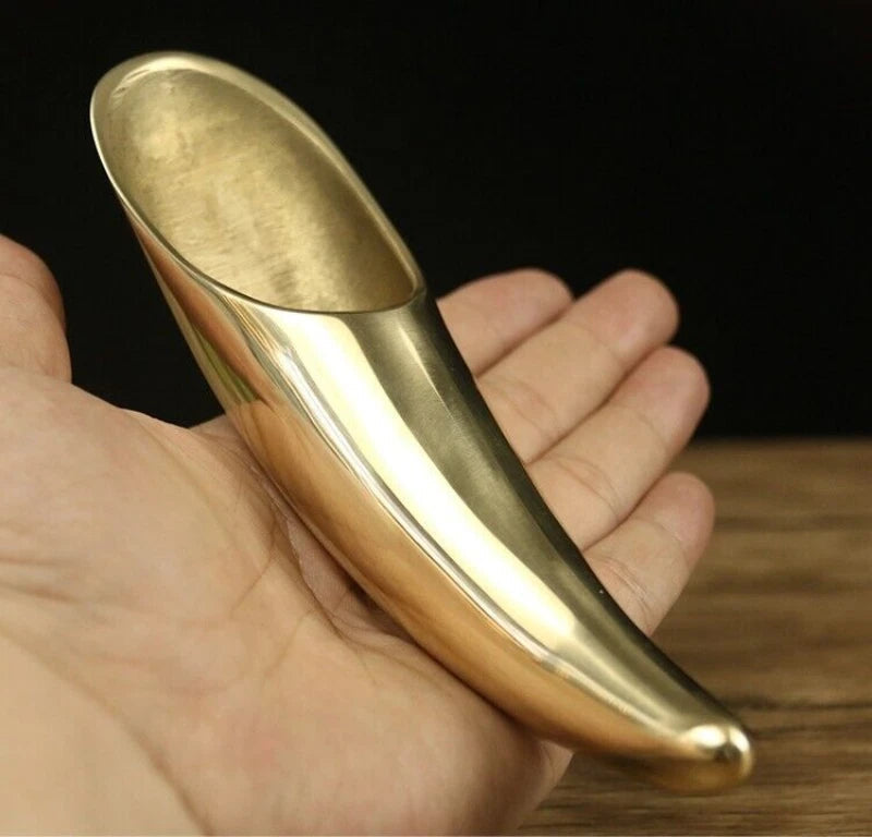 6.6" Copper Gua Sha Massage Acupuncture Scraper Health Therapy Tool 07FC0E-D4 - KOEEK