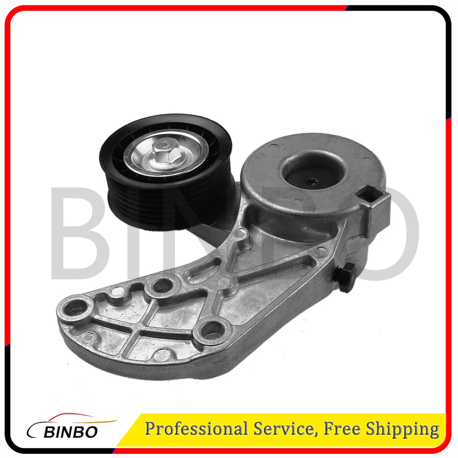 Belt Tensioner Pulley Assembly for Audi Q7 Porsche Cayenne Volkswagen Touareg 07FC0E-D4 - KOEEK