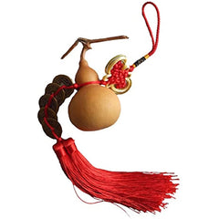 2PCS Gourd Chinese Feng Shui Chinese Good Luck Home Decoration Pendant 07FC0E-D4 - KOEEK
