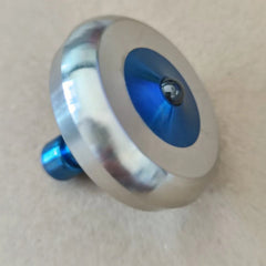 Titanium+Stainless Steel Spinning Top Finger Spinner Ceramic Bead Fidget EDC Toy 07FC0E-D4 - KOEEK