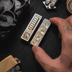 LAUTIE CHOC Mechanical Metal Direct Push Fingertip Push Card Limited 07FC0E-D4 - KOEEK