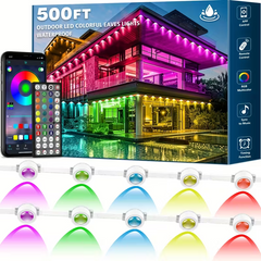 "Govee" 50 FT Lights Outdoor Remote Control & App. Easy to Use and Cheap! GOVEE - KOEEK