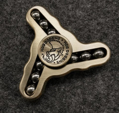 Brass Hand Twisting Spinning Top Gyro Gyroscope Bearing Spinner Toy Gift 07FC0E-D4 - KOEEK