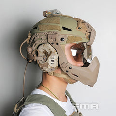 Tactical Helmet Batlskin Visor With Arm Lens Anti-fog Goggles For FAST/MICH/AF 07FC0E-D4 - KOEEK