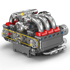 new Mould King 10193 Boxer Engine Motor Drive Turbocharger Building Block Toy MOC MOULD KING - KOEEK