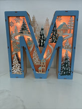 Anthropologie Wonderland Scene Letter M Monogram Christmas Fairy Light Decor ANTHROPOLOGIE - KOEEK