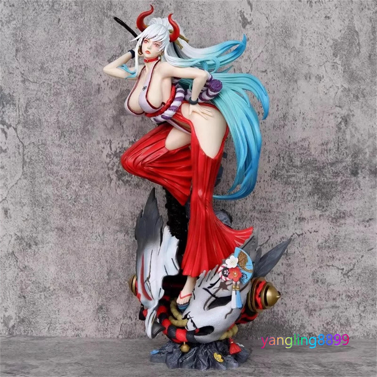 Big 21" Super Yamato PVC Figure Japan Anime Model Collect Girl Statue Ornaments 07FC0E-D4 - KOEEK