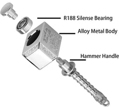 Thor Hammer All Metal Fidget Spinner EDC Toys Girls Kids Adults ADHD Focus Gifts 07FC0E-D4 - KOEEK