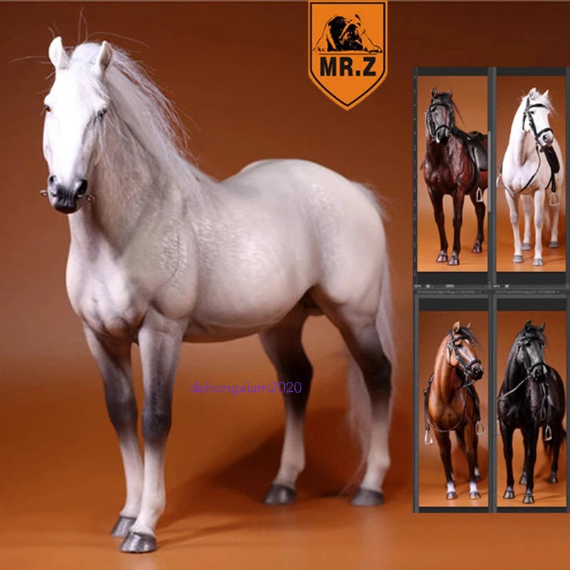 Mr.Z Animal Resin Simulation Akhal-Teke Horse 1:6Scale 5 Color Figure Statue Toy 07FC0E-D4 - KOEEK