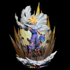 Anime Collectible Z Son Gohan Cape Ver. vs Cell Statue PVC Figure Light up 41CM 07FC0E-D4 - KOEEK