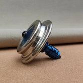 Titanium Spinning Top Finger Spinner Ceramic Bead Fidget Stainless Steel EDC Toy 07FC0E-D4 - KOEEK