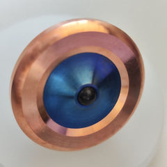 Titanium Copper Spinning Top Finger spinner Ceramic Bead Fidget EDC Toy 07FC0E-D4 - KOEEK