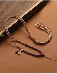 Tibetan Style Handmade Braided Cotton Necklace Cord Pendant String Women 07FC0E-D4 - KOEEK