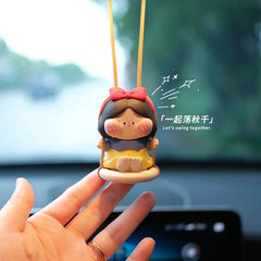 Car Hanging Ornament Interior Rearview Mirror Decor Pendant Ornament 07FC0E-D4 - KOEEK