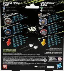 Tomy Takara Optimus Primal 3-60F Starscream 3-80N Beyblade X Transformers 2 Pack TAKARA - KOEEK