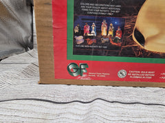 () Vtg General Foam Blow Mold Donkey Christmas Nativity Lighted USA SEALED GENERAL FOAM - KOEEK