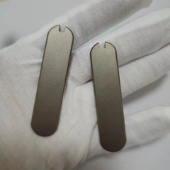 1 Pair Titanium Alloy Handle Scales for 58mm Victorinox Swiss Army Knives 07FC0E-D4 - KOEEK