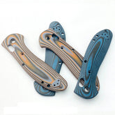 1Pair Custom G10 Material Handle Patch Scales for Benchmade Griptilian 551 Knife 07FC0E-D4 - KOEEK