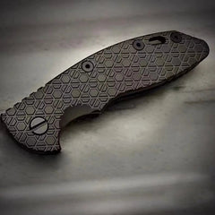 1PC TC4 Scales for Rick Hinderer Knives XM18 3.5” Black Diamond Coating 07FC0E-D4 - KOEEK