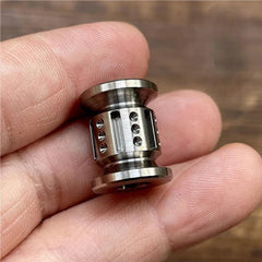 Titanium Alloy Knife Lanyard Bead Paracord Necklace Pendant Bracelet EDC Beads 07FC0E-D4 - KOEEK