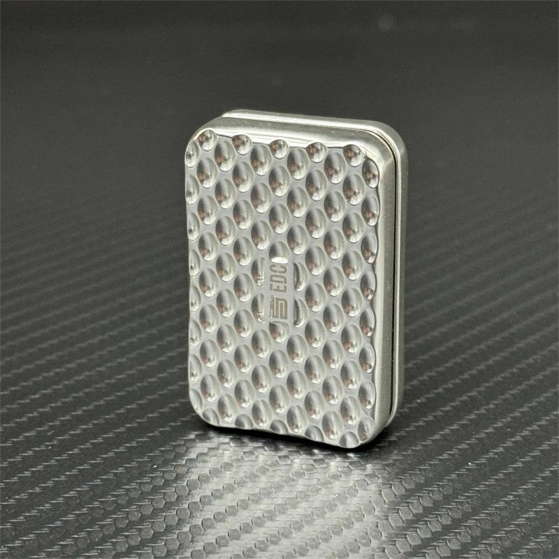 Novel Honeycomb EDC Fidget Slider Fashion Alloy Metal Push Haptic Slider 07FC0E-D4 - KOEEK
