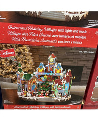 Disney Animated Holiday Village - Lights & Music Christmas Decoration Set DISNEY - KOEEK